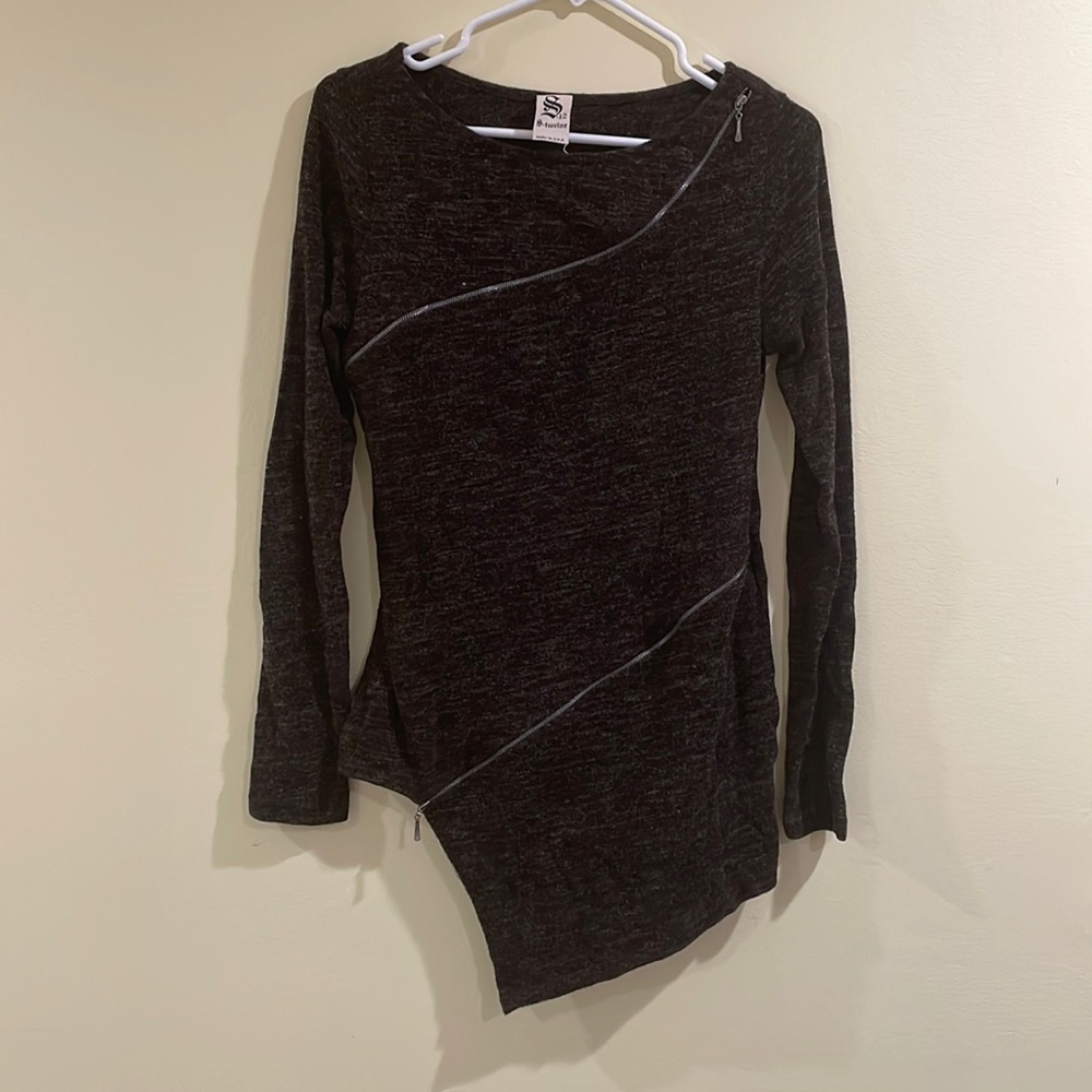 A-twelve zipper sweater size medium